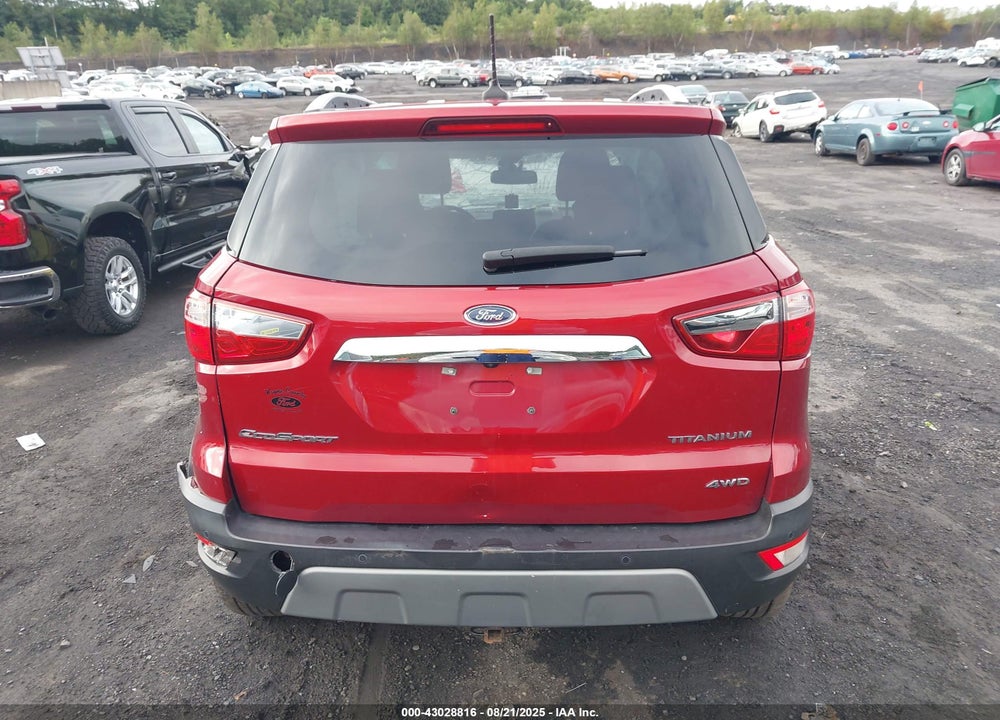 2019 FORD ECOSPORT VIN: MAJ6S3KL7KC286188