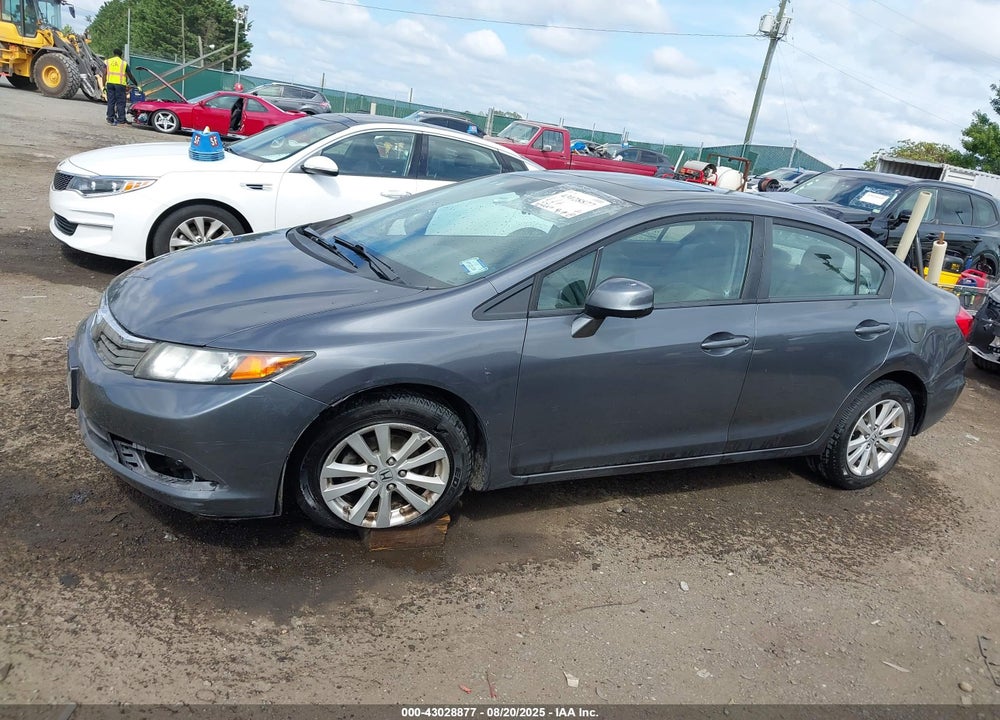 2012 HONDA CIVIC VIN: 19XFB2F87CE362822