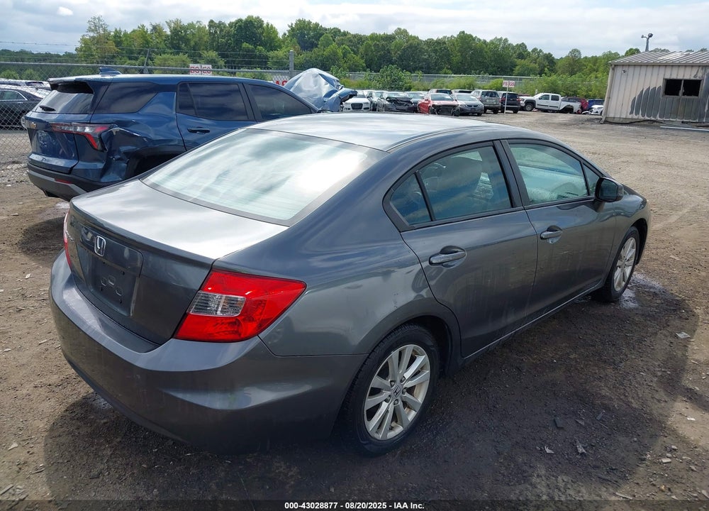2012 HONDA CIVIC VIN: 19XFB2F87CE362822