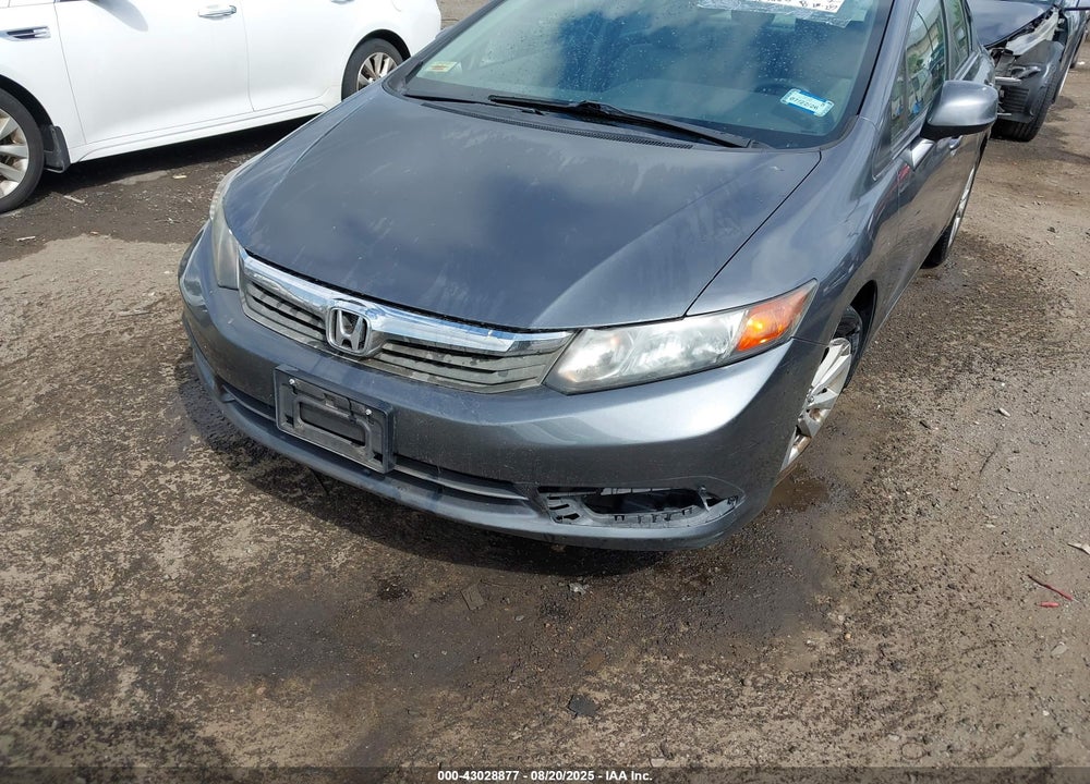 2012 HONDA CIVIC VIN: 19XFB2F87CE362822