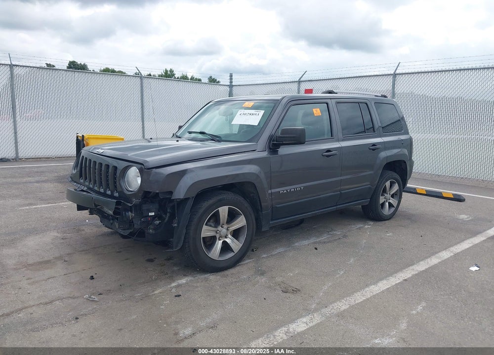 2016 JEEP PATRIOT VIN: 1C4NJPFA6GD777104