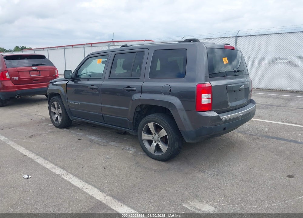2016 JEEP PATRIOT VIN: 1C4NJPFA6GD777104