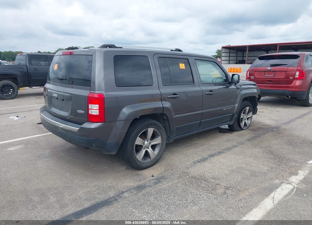 2016 JEEP PATRIOT VIN: 1C4NJPFA6GD777104