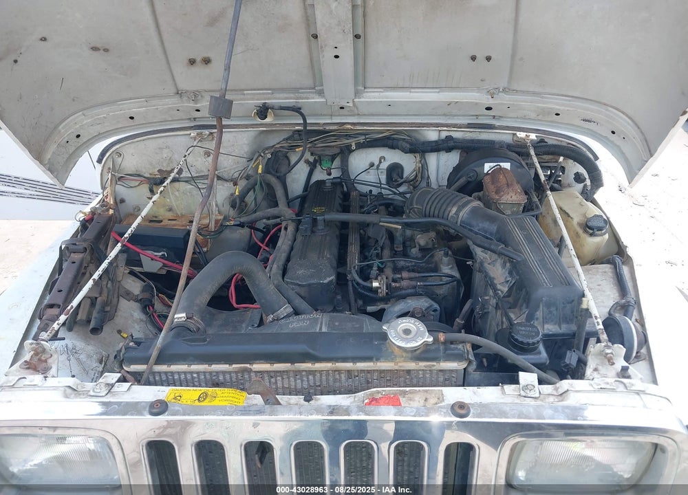 1992 JEEP WRANGLER / YJ VIN: 2J4FY29S3NJ536580