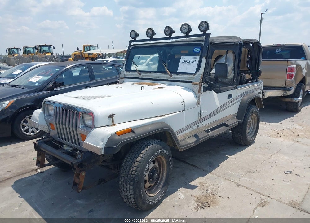 1992 JEEP WRANGLER / YJ VIN: 2J4FY29S3NJ536580