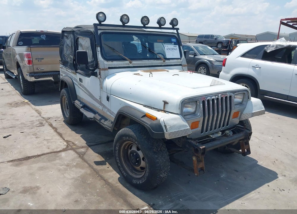 1992 JEEP WRANGLER / YJ VIN: 2J4FY29S3NJ536580