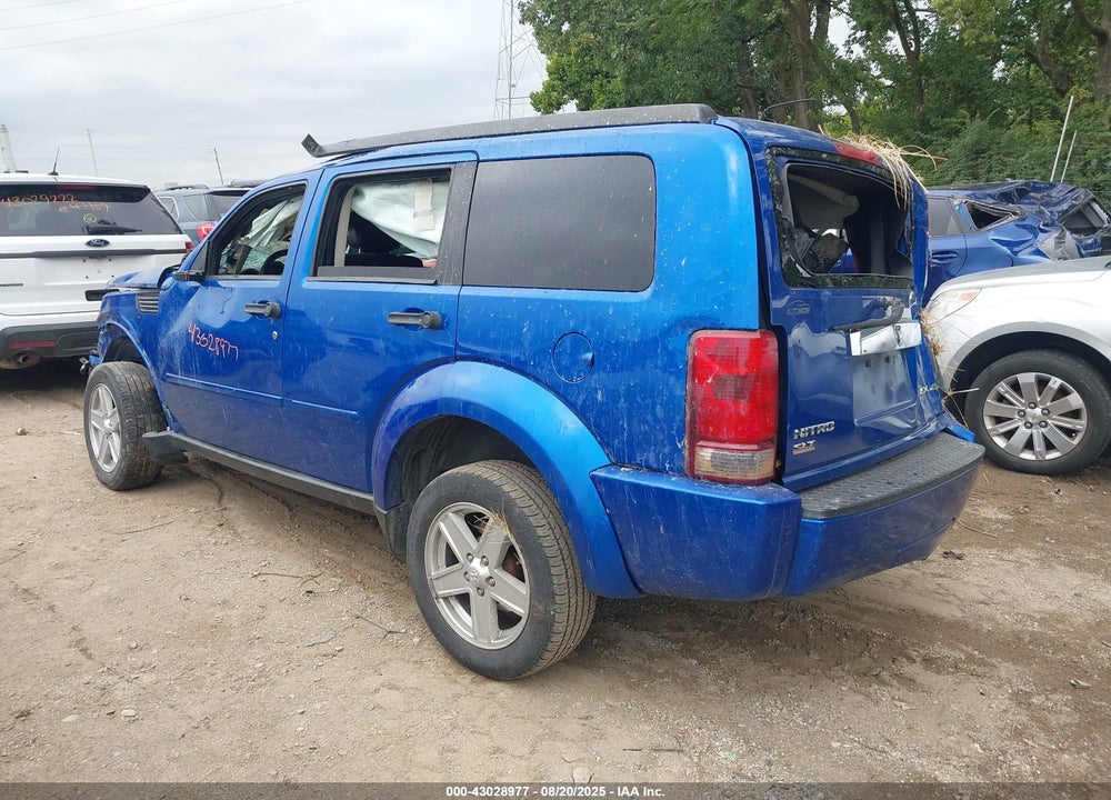 2007 DODGE NITRO VIN: 1D8GU58K87W583366