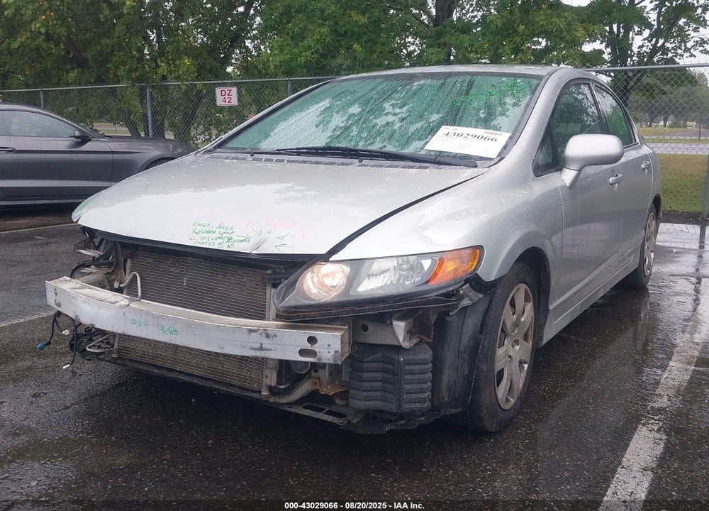 2008 HONDA CIVIC LX VIN: 1HGFA16548L038570