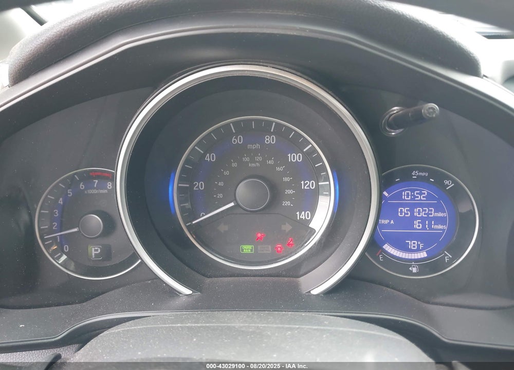 2016 HONDA FIT VIN: JHMGK5H7XGX045972