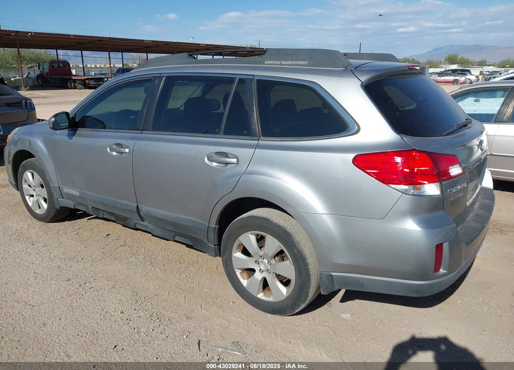 2011 SUBARU OUTBACK VIN: 4S4BRBCC7B3399910