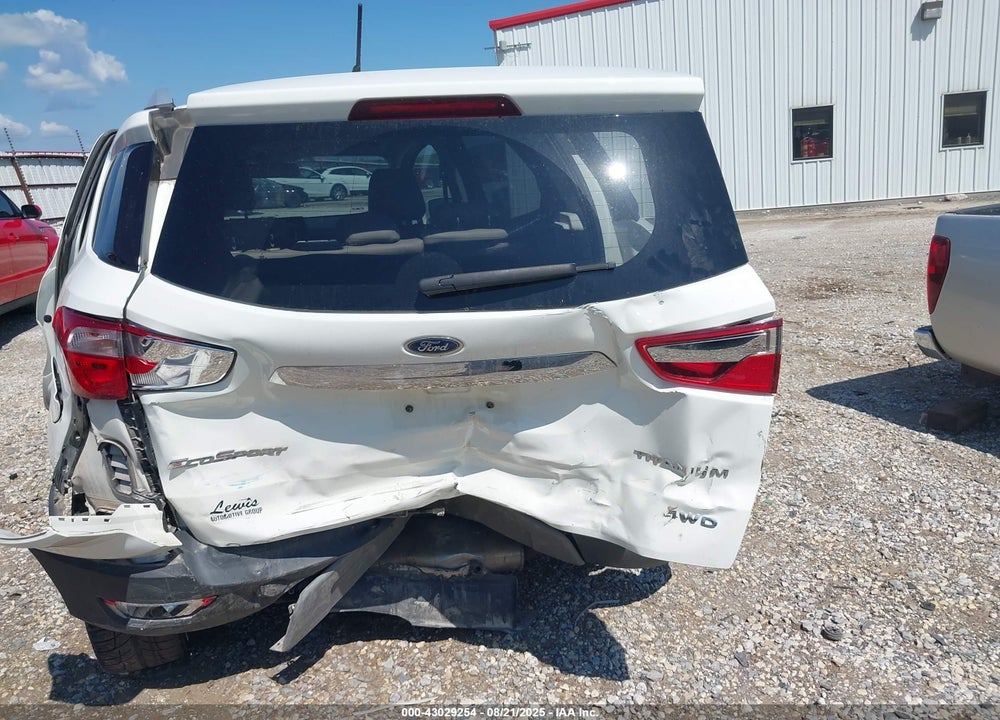 2019 FORD ECOSPORT VIN: MAJ6S3KLXKC260765