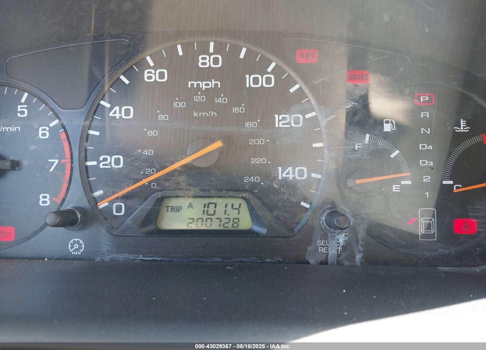 2001 HONDA ACCORD 2.3 LX VIN: 3HGCG66581G701107