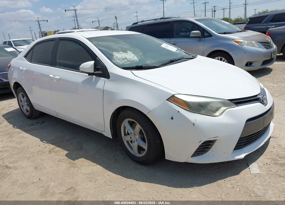 2015 TOYOTA COROLLA LE VIN: 2T1BURHE7FC480022