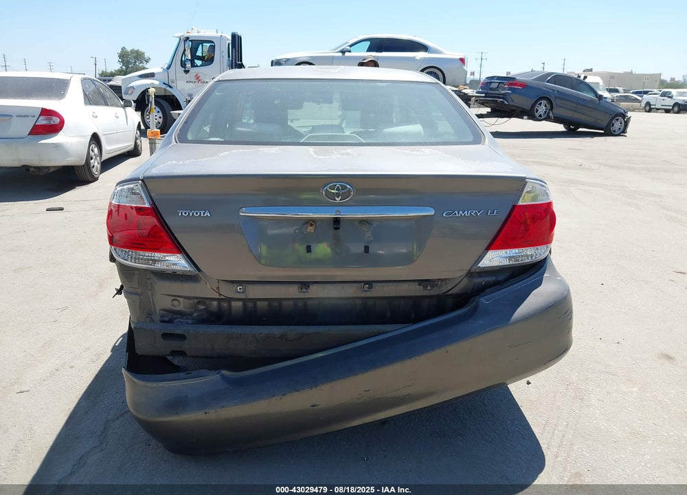 2006 TOYOTA CAMRY LE VIN: 4T1BE32KX6U709946