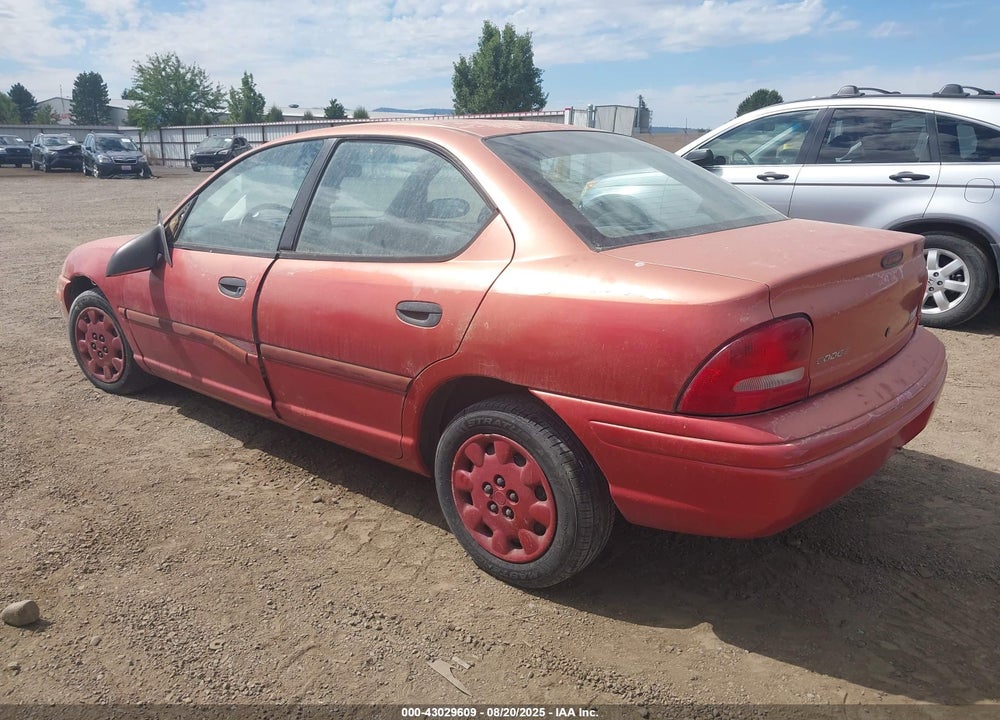 1998 DODGE NEON COMPETITION/HIGHLINE VIN: 1B3ES47CXWD709349