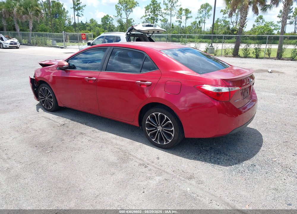 2015 TOYOTA COROLLA VIN: 5YFBURHE7FP277695