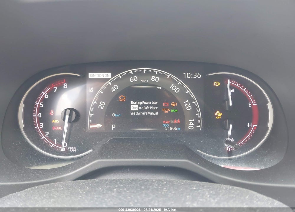 2019 TOYOTA RAV4 VIN: 2T3J1RFV0KW011071