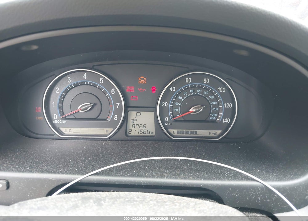 2008 KIA OPTIMA LX VIN: KNAGE123685176687