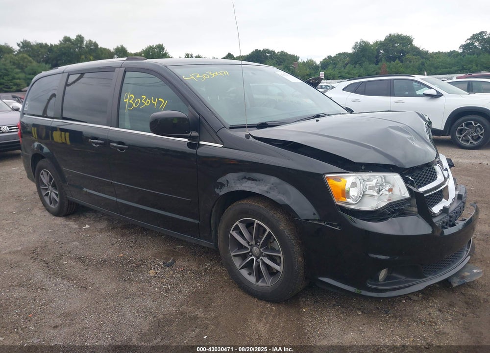 2017 DODGE GRAND CARAVAN SXT VIN: 2C4RDGCG8HR741849