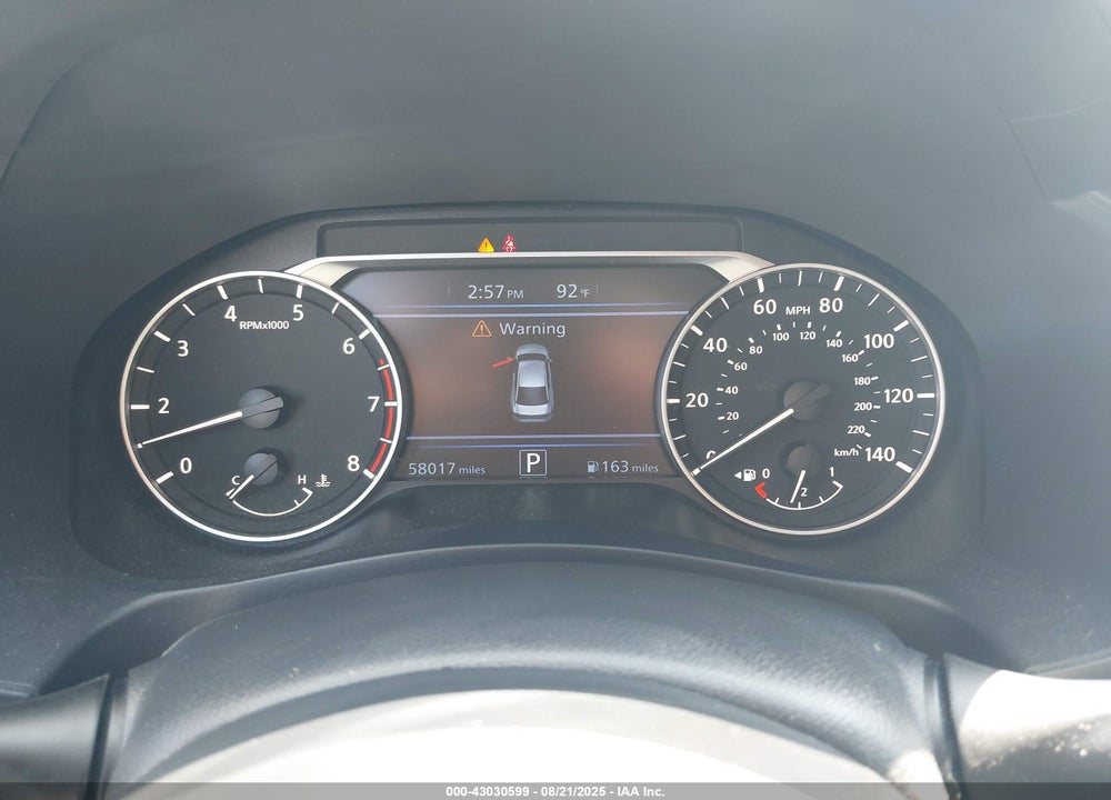 2021 NISSAN ALTIMA SV FWD VIN: 1N4BL4DV9MN418858