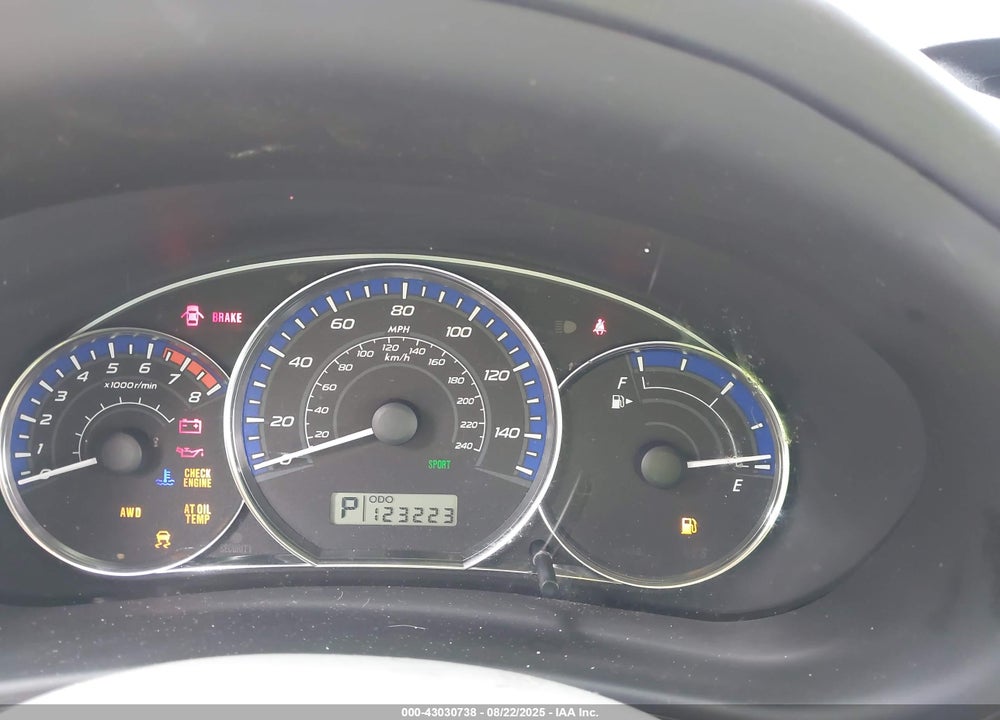 2013 SUBARU FORESTER VIN: JF2SHABC8DH437655