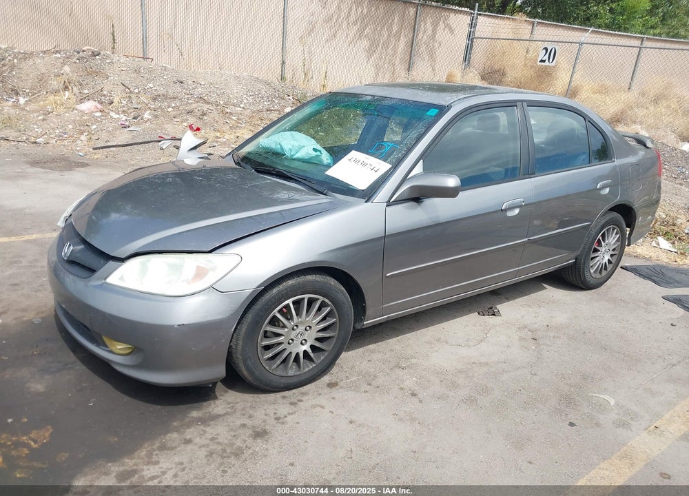 2005 HONDA CIVIC EX VIN: 2HGES26705H571153