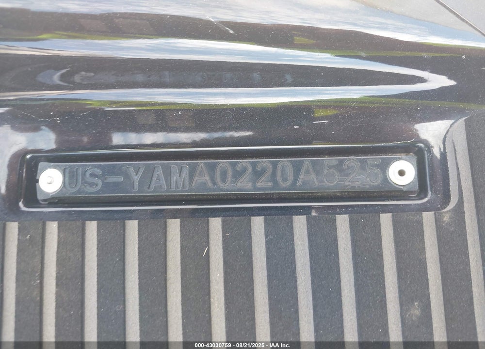 2025 YAMAHA OTHER VIN: YAMA0220A525