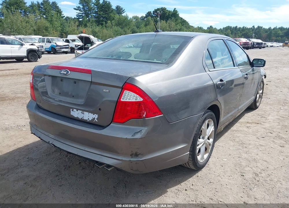 2012 FORD FUSION SE VIN: 3FAHP0HA7CR274754