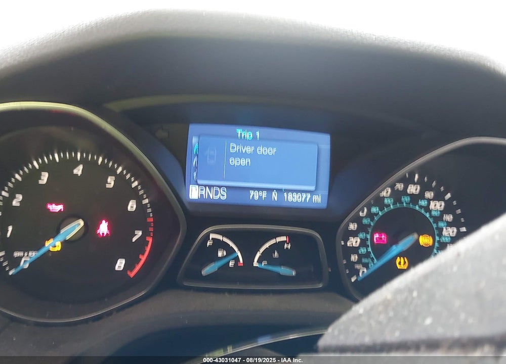 2012 FORD FOCUS VIN: 1FAHP3F21CL409349