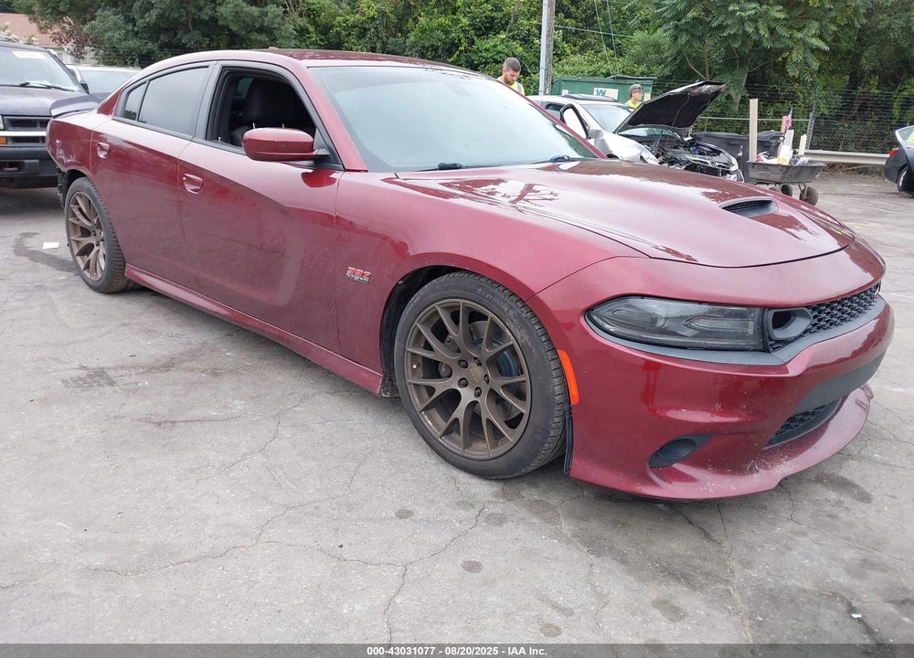 2019 DODGE CHARGER SCAT PACK RWD VIN: 2C3CDXGJ4KH510492