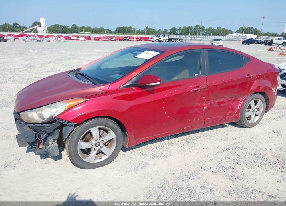 2011 HYUNDAI ELANTRA LIMITED (ULSAN PLANT) VIN: KMHDH4AE2BU115802