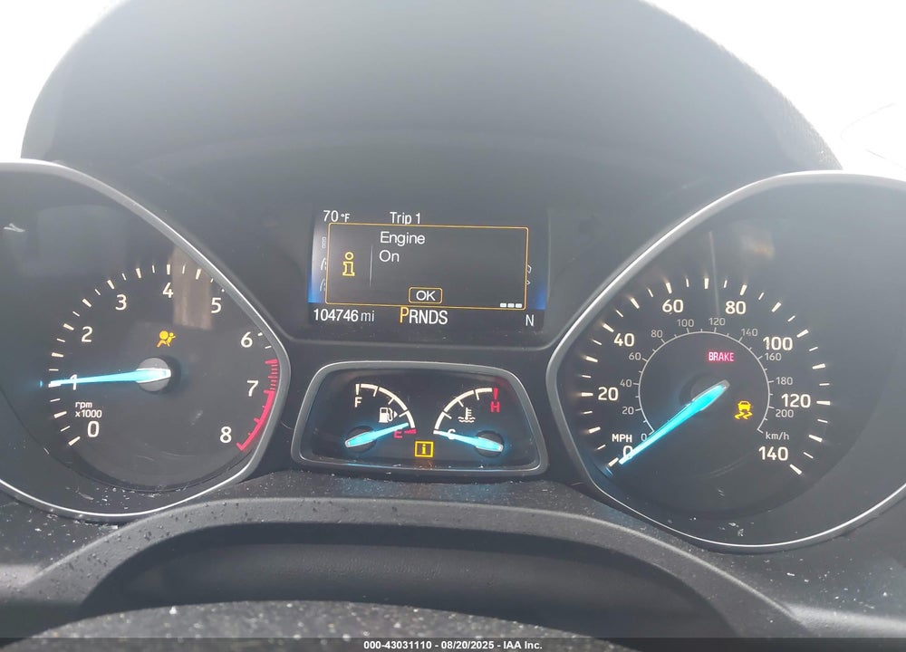2017 FORD ESCAPE VIN: 1FMCU9GD1HUB94004