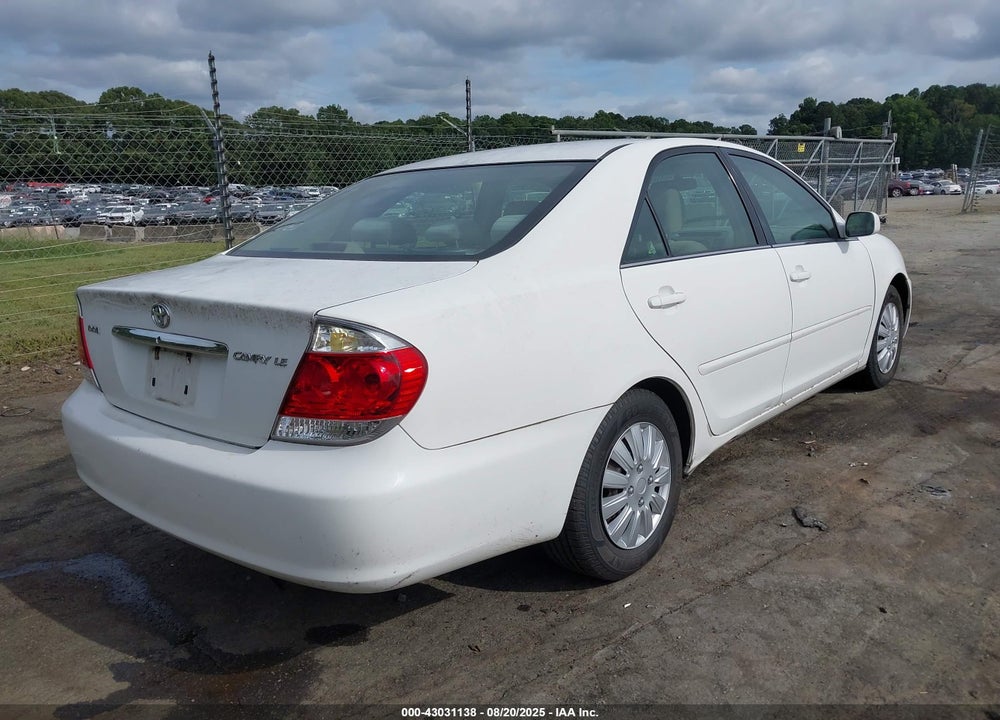 2005 TOYOTA CAMRY LE VIN: 4T1BE32K05U604945