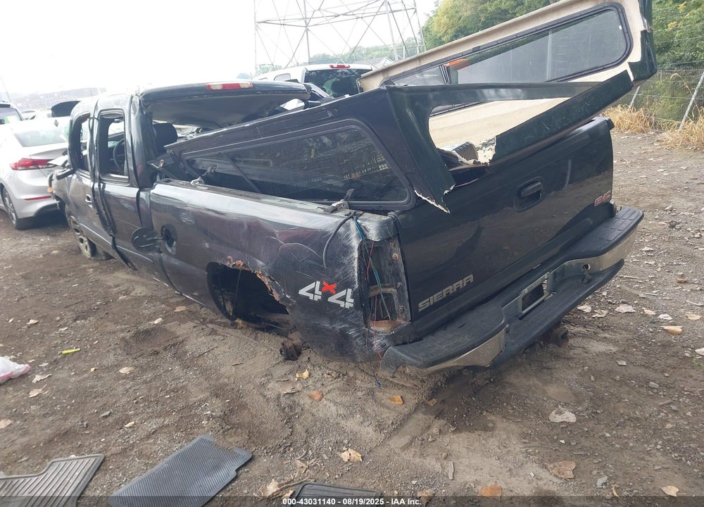 2005 GMC SIERRA 1500 VIN: 1GTEK19B55Z287719