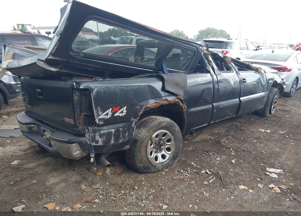 2005 GMC SIERRA 1500 VIN: 1GTEK19B55Z287719