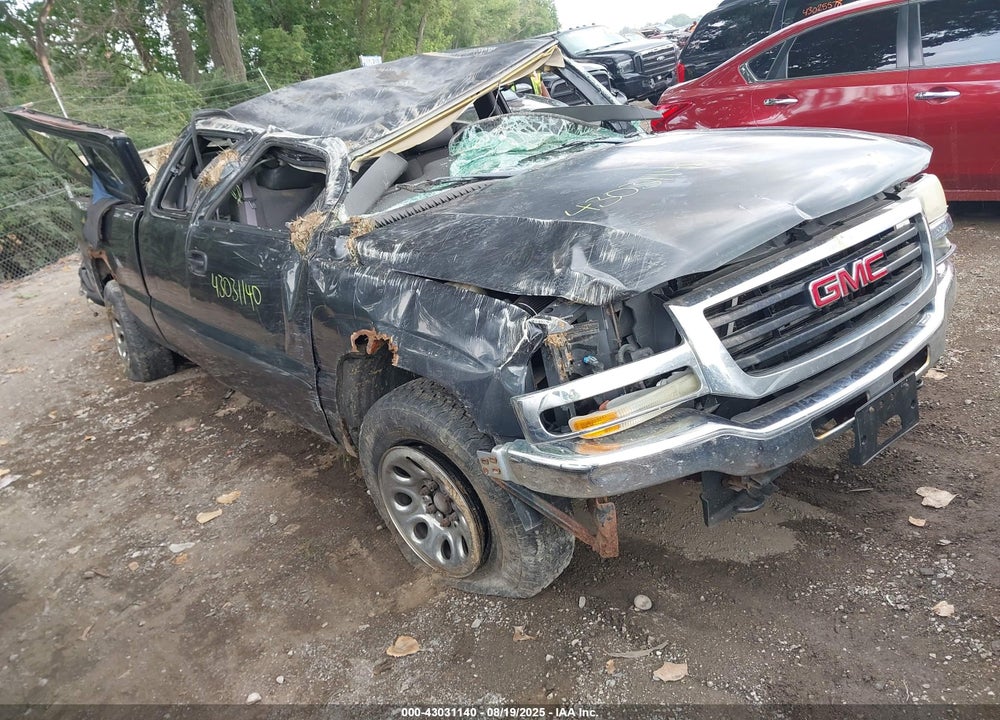 2005 GMC SIERRA 1500 VIN: 1GTEK19B55Z287719