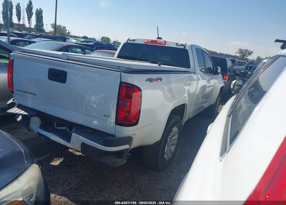 2022 CHEVROLET COLORADO 4WD LONG BOX LT VIN: 1GCHTCEA7N1198929