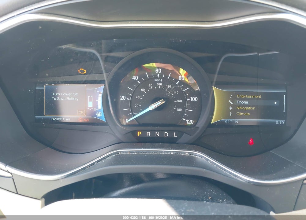 2014 FORD FUSION VIN: 3FA6P0PU2ER307164