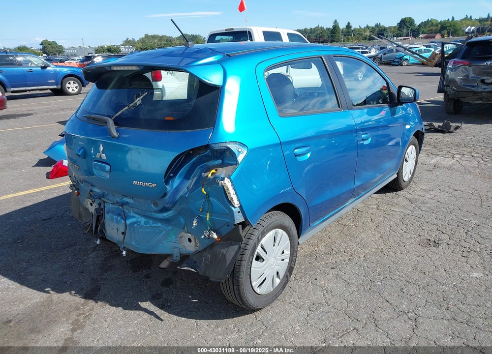 2018 MITSUBISHI MIRAGE VIN: ML32A3HJ6JH007660