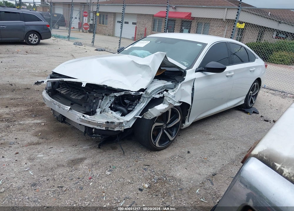 2022 HONDA ACCORD VIN: 1HGCV1F38NA084786