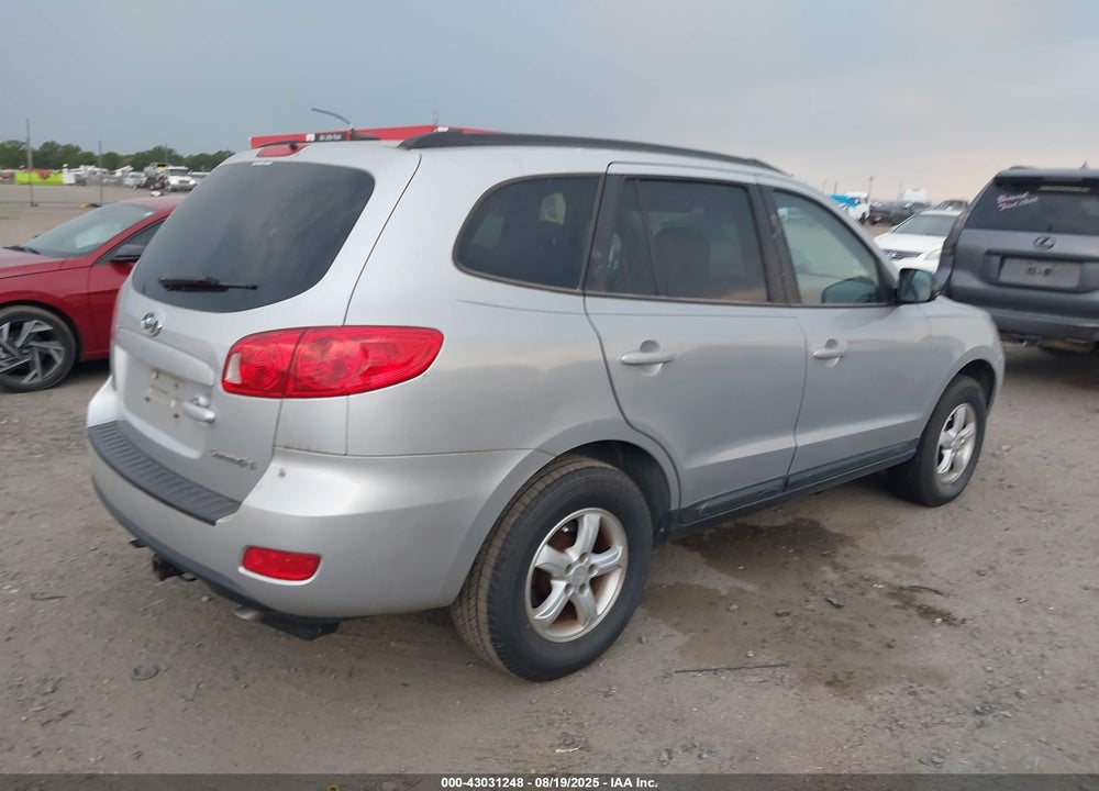2008 HYUNDAI SANTA FE GLS VIN: 5NMSG13DX8H184478