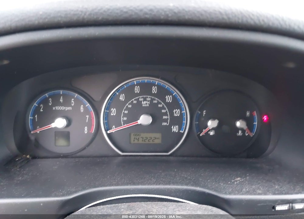 2008 HYUNDAI SANTA FE GLS VIN: 5NMSG13DX8H184478