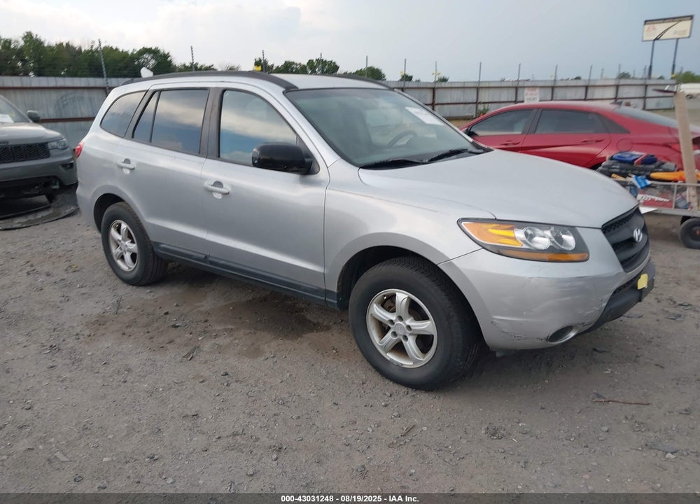 2008 HYUNDAI SANTA FE GLS VIN: 5NMSG13DX8H184478