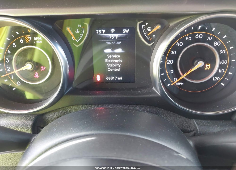2020 JEEP WRANGLER / VIN: 1C4GJXAG1LW207997