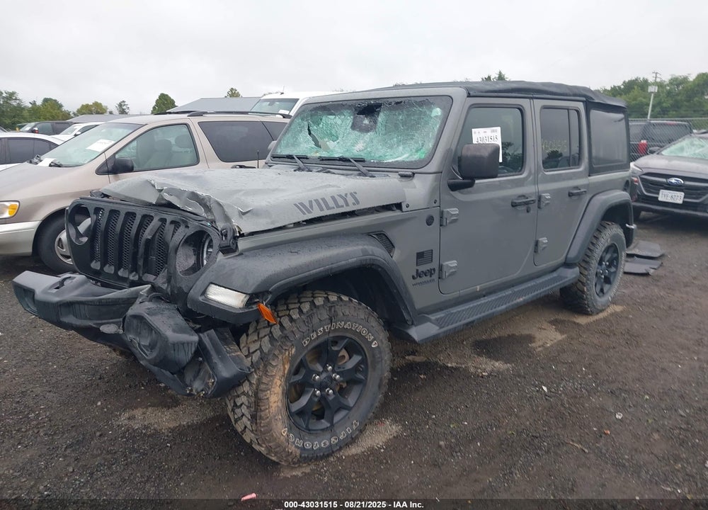 2020 JEEP WRANGLER UNLIMITED VIN: 1C4HJXDN3LW289357
