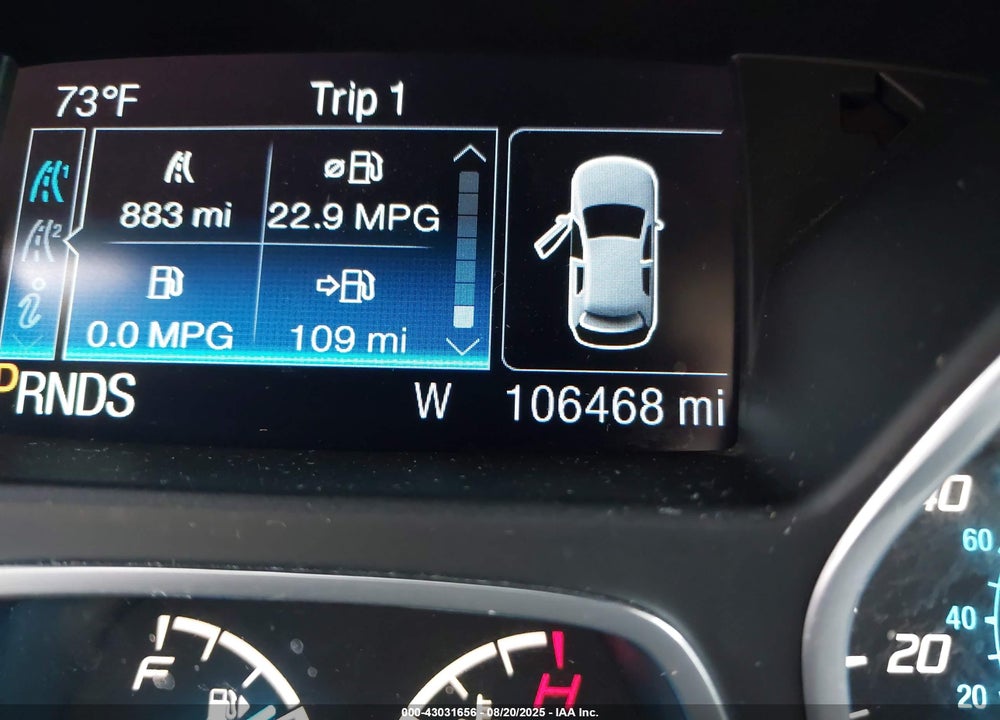 2014 FORD ESCAPE TITANIUM VIN: 1FMCU9J97EUD15327