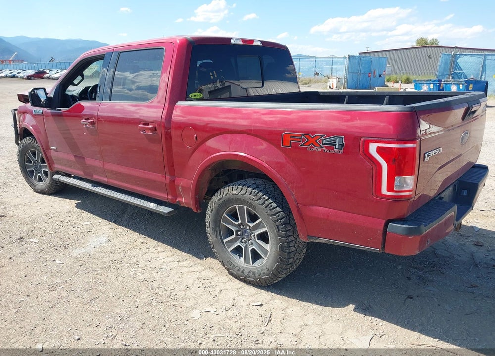 2015 FORD F-150 VIN: 1FTEW1EG2FKE66459