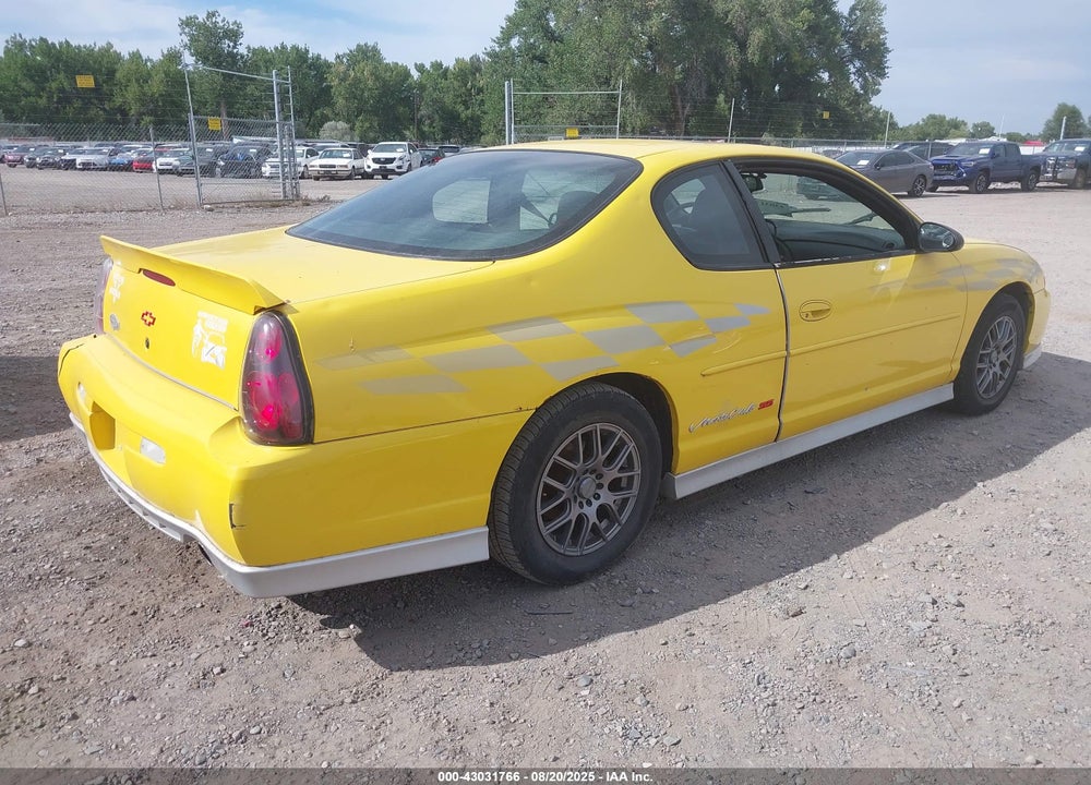 2002 CHEVROLET MONTE CARLO SS VIN: 2G1WX15K829318763