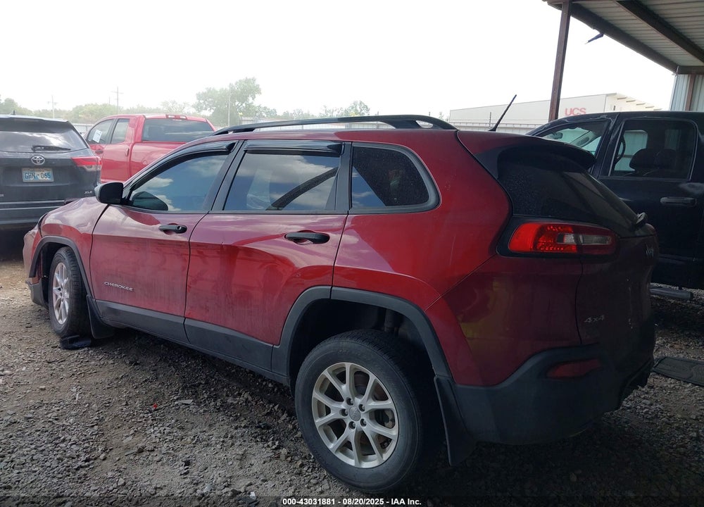 2016 JEEP CHEROKEE VIN: 1C4PJMAB1GW176226