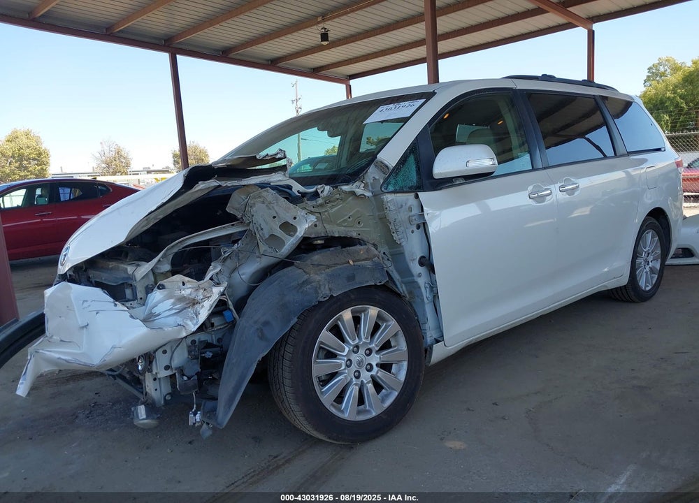 2014 TOYOTA SIENNA LIMITED 7 PASSENGER VIN: 5TDDK3DC1ES093312